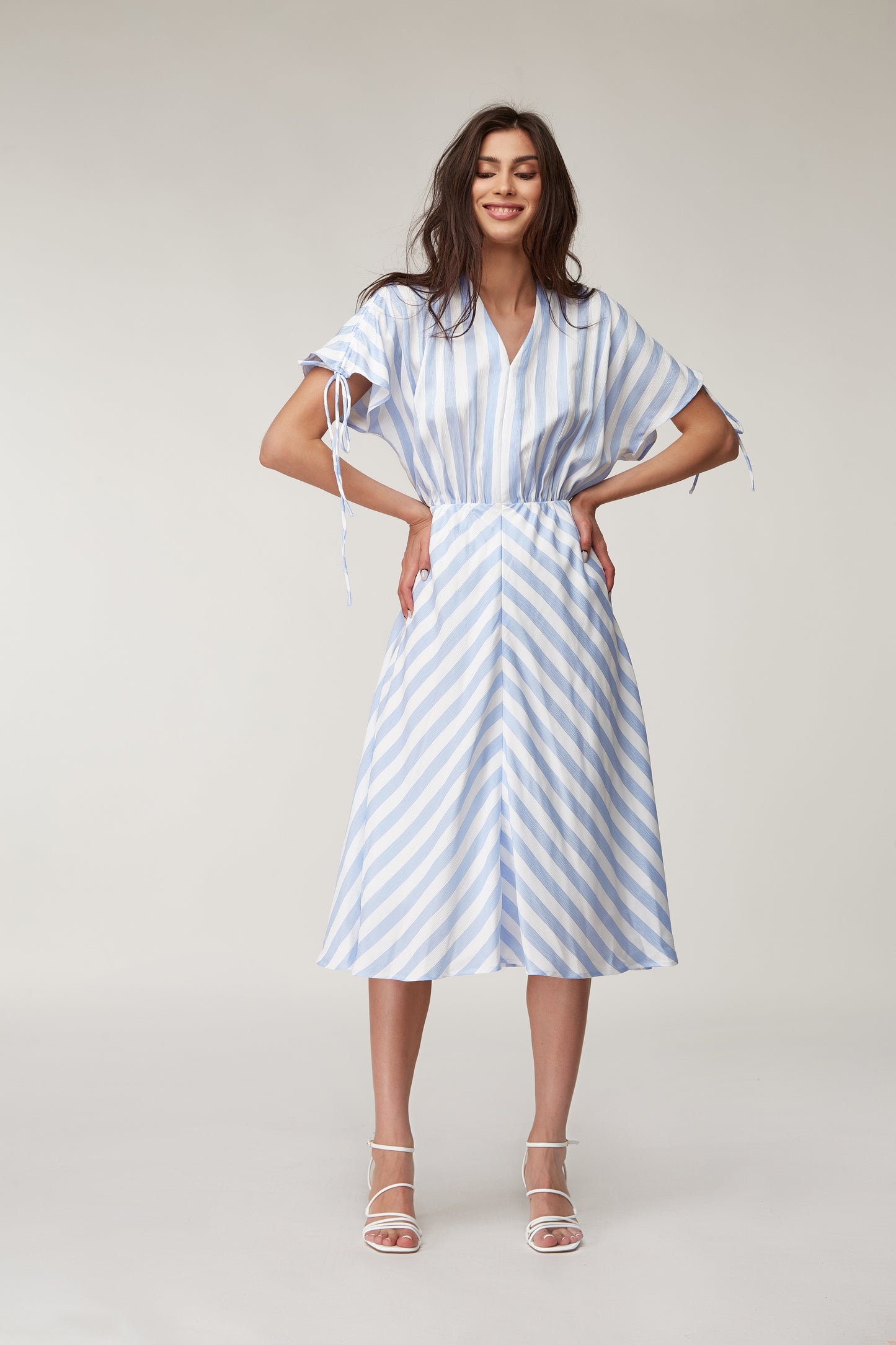 Chic Stripes: Summer Date Fashion Elegance