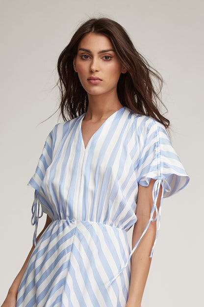 Chic Stripes: Summer Date Fashion Elegance