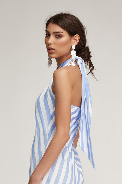 Sensual Stripes: Summer Date Elegance