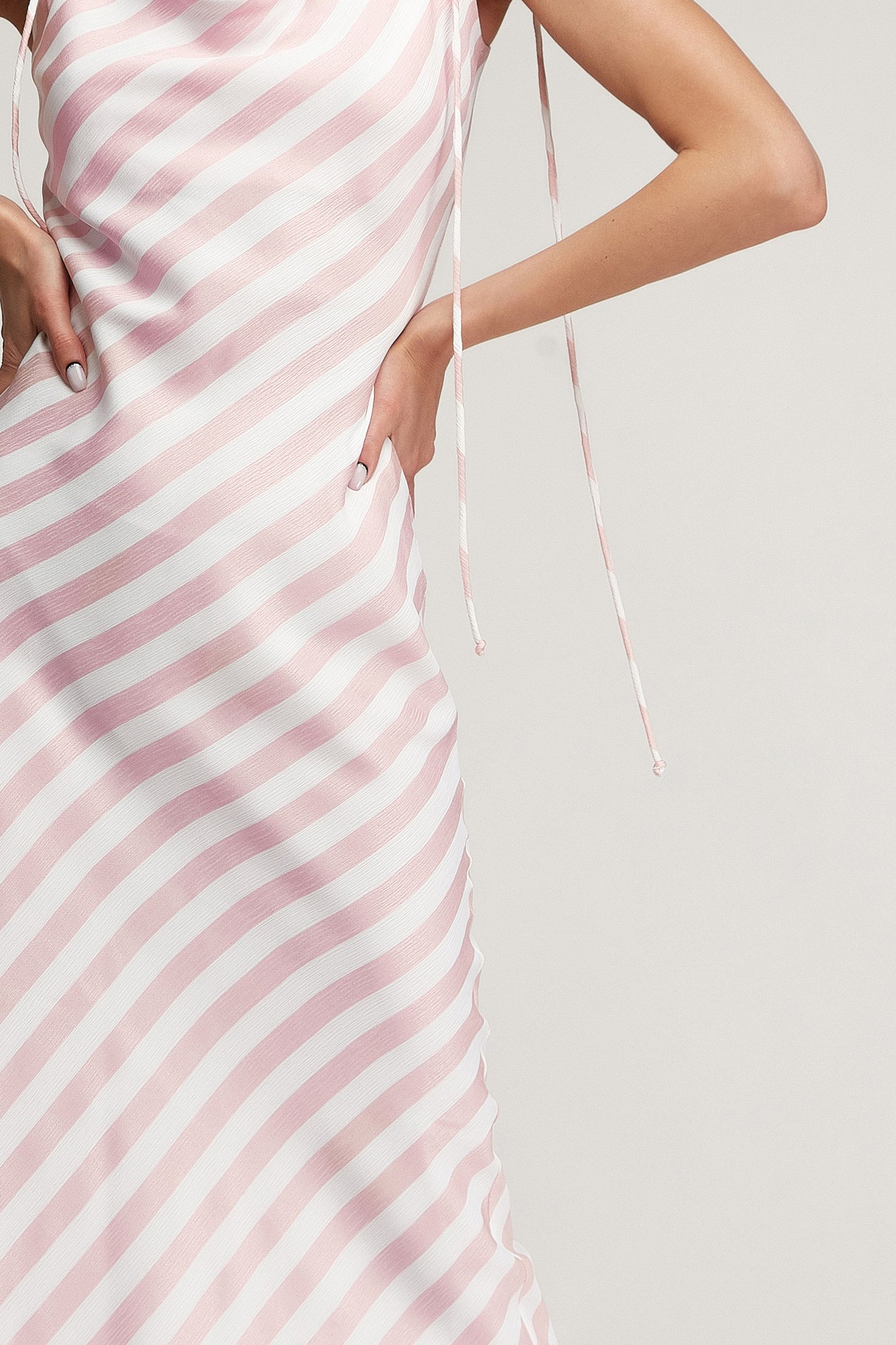 Chic Stripes: Summer Date Fashion Elegance